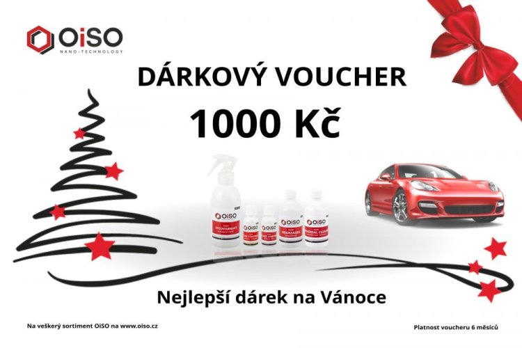 Dárkový poukaz v hodnotě 1000 Kč