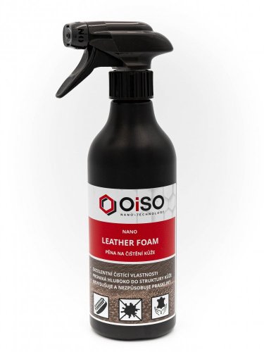 OiSO Nano čistící pěna na kůži LEATHER FOAM 500 ml